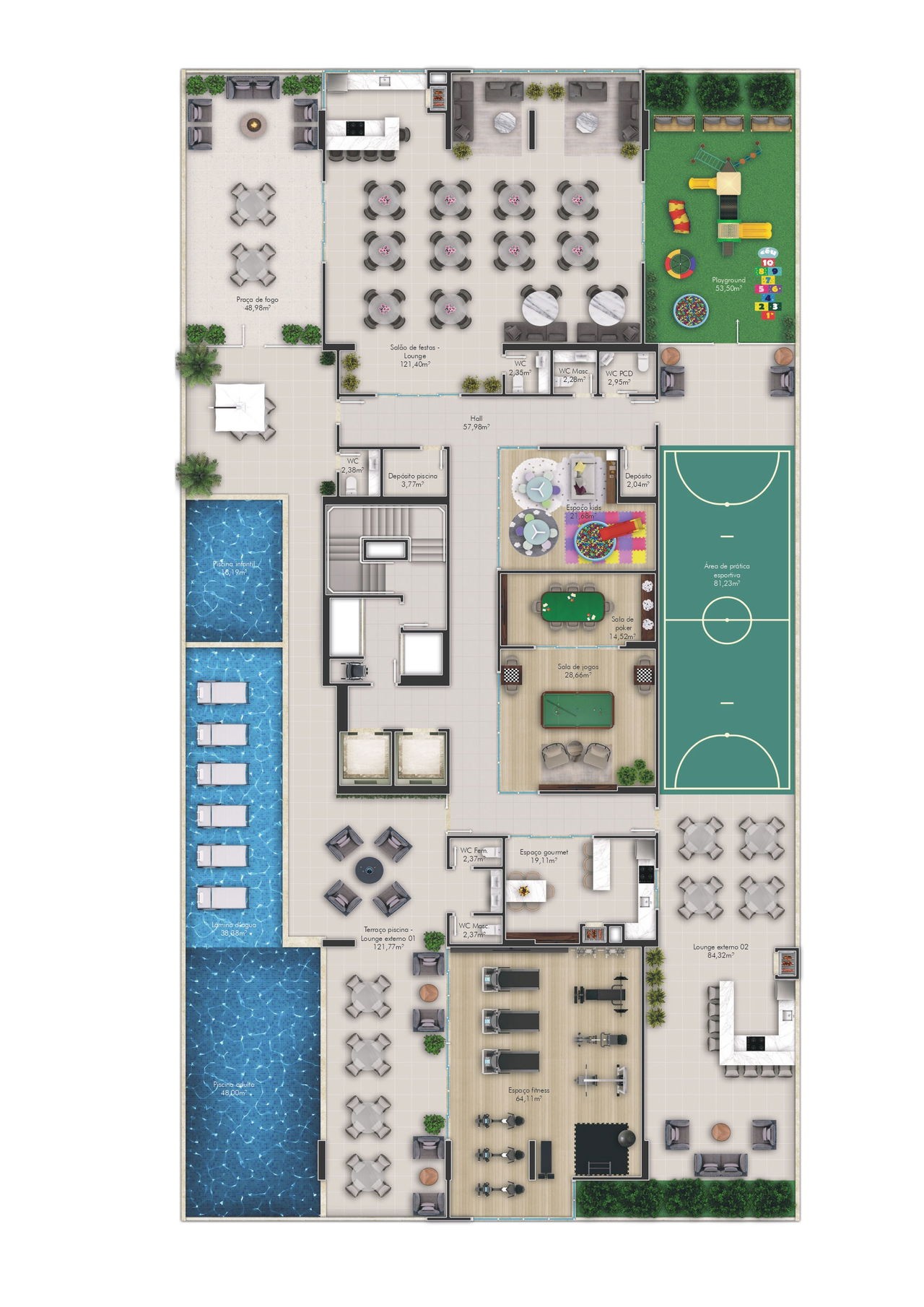 Apartamento em Construção em Itapema/SC bairro Morretes, com 68,08m² área privativa, com 2 dormitórios sendo 1 suíte , 1 vaga de garagem