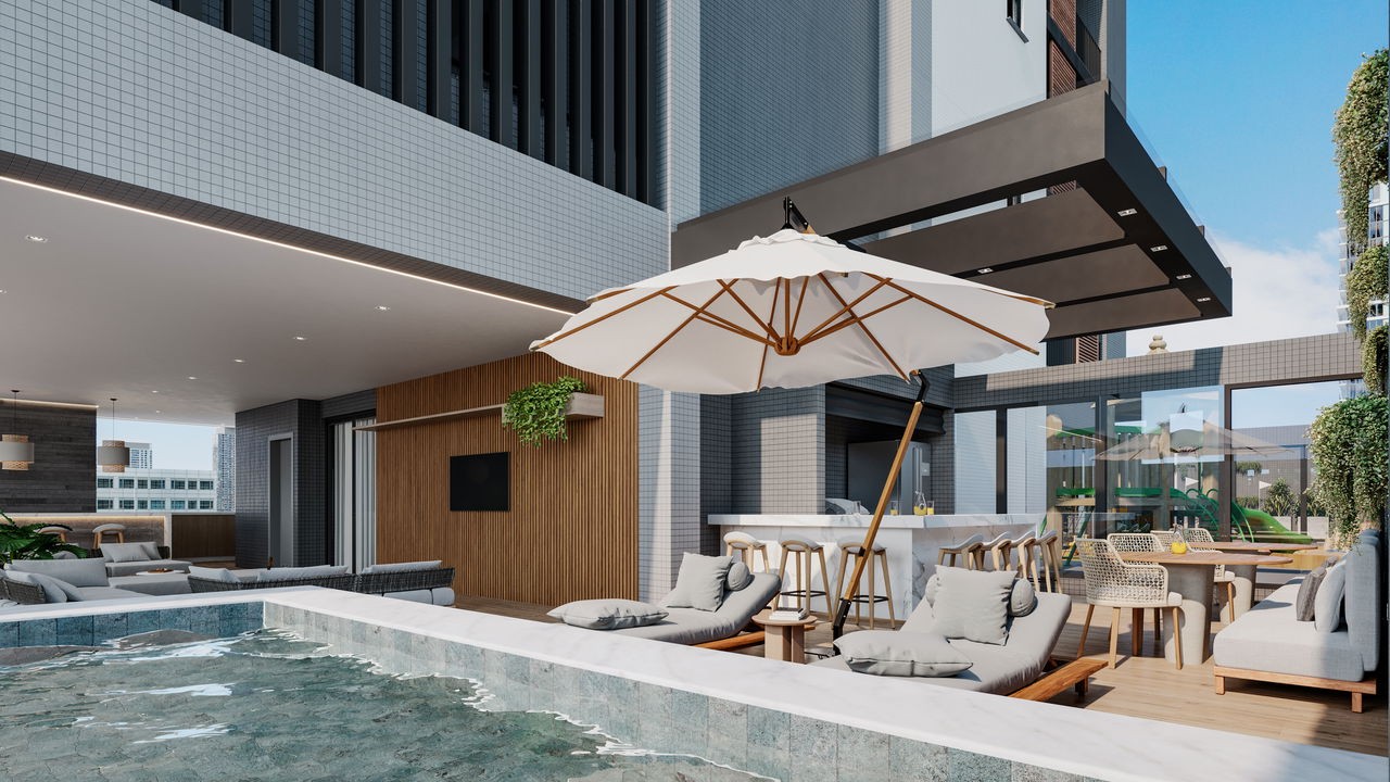 Apartamento em construção em itapema/sc com 219,24m² área pr