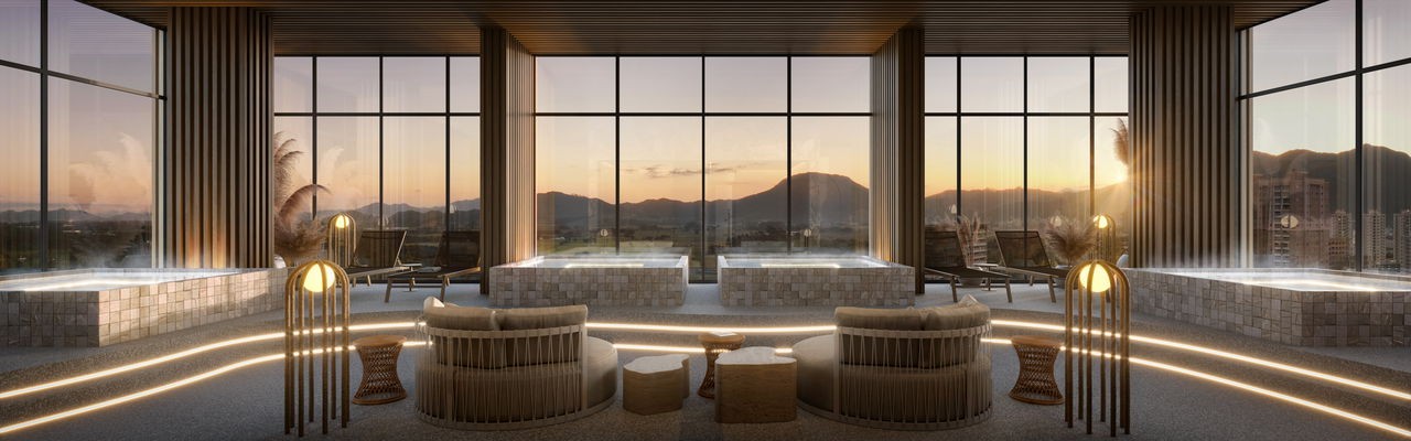 Sala Comercial em Construção em Itapema/SC bairro Meia Praia, com 80m² área privativa pronta para construir seu próprio negócios