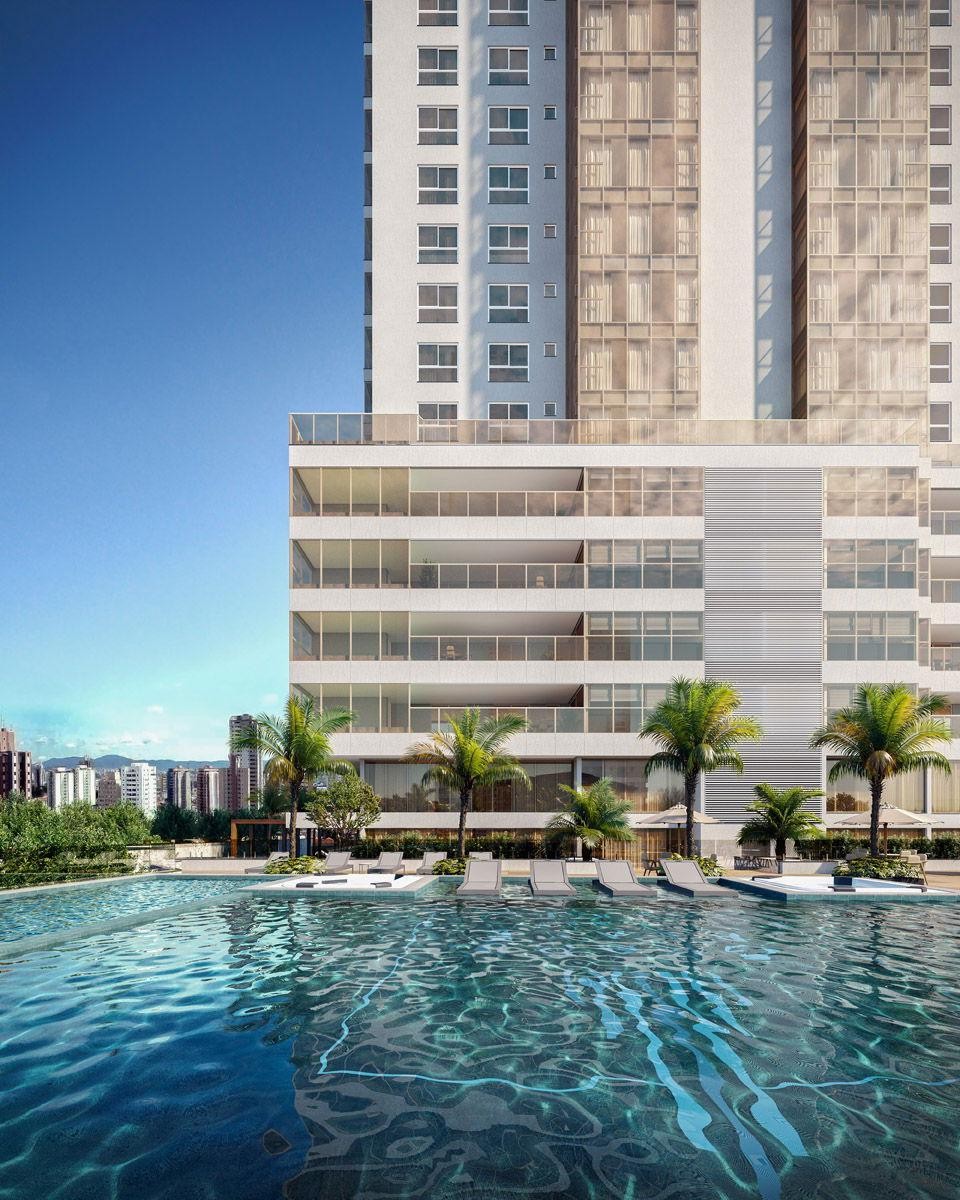 Apartamento Pronto em Balneário Camboriú/SC Centro com 4 suítes 3 vagas de garagem, área de lazer completa