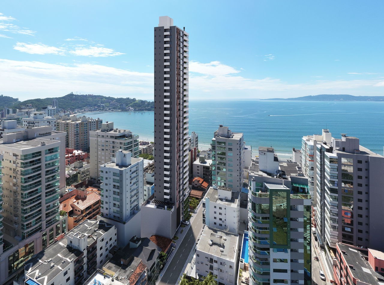 Apartamento em construção em itapema/sc com 219,24m² área pr