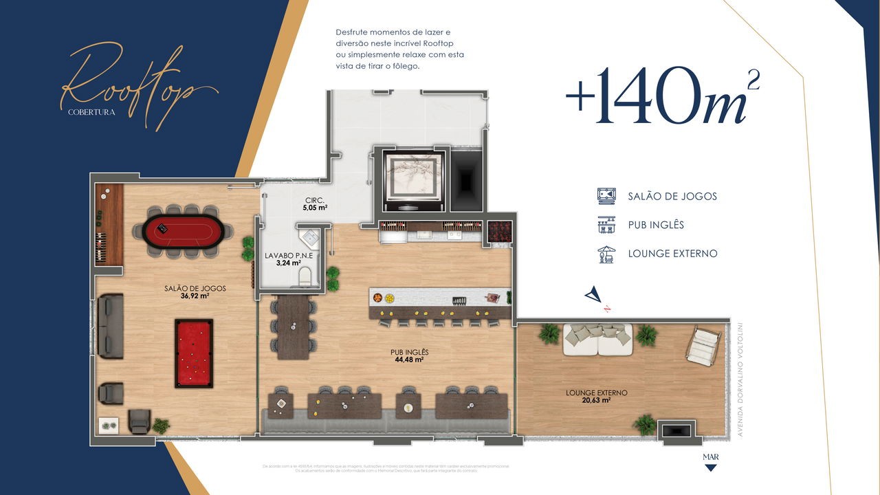 Apartamento em Construção em Porto belo/SC com 114,01m² área privativa sendo3 suítes 2 vagas de garagem