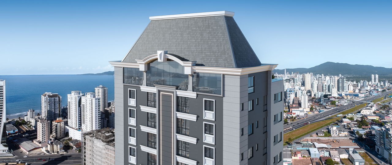 Apartamento em Construção em Itapema/SC com 69,72m² área privativa sendo 2 suítes 1 vaga de garagem, área de lazer completa