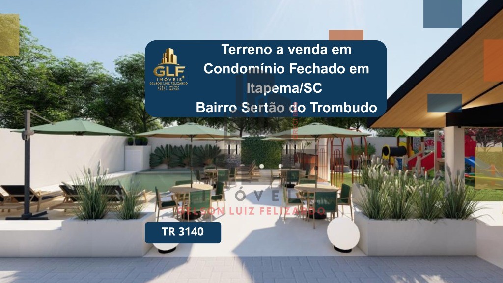 Terreno a venda em condomínio fechado em itapema/sc bairro s