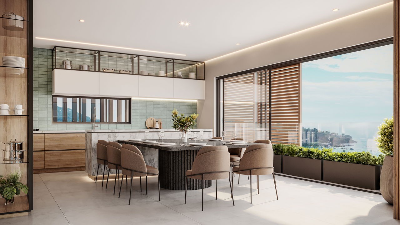 Apartamento em construção em itapema/sc com 219,24m² área pr