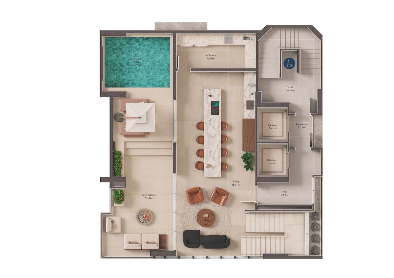 Apartamento Pré Lançamento em Itapema/SC com 126m² área privativa sendo 3 suítes 2 vagas de garagem, área de lazer completa