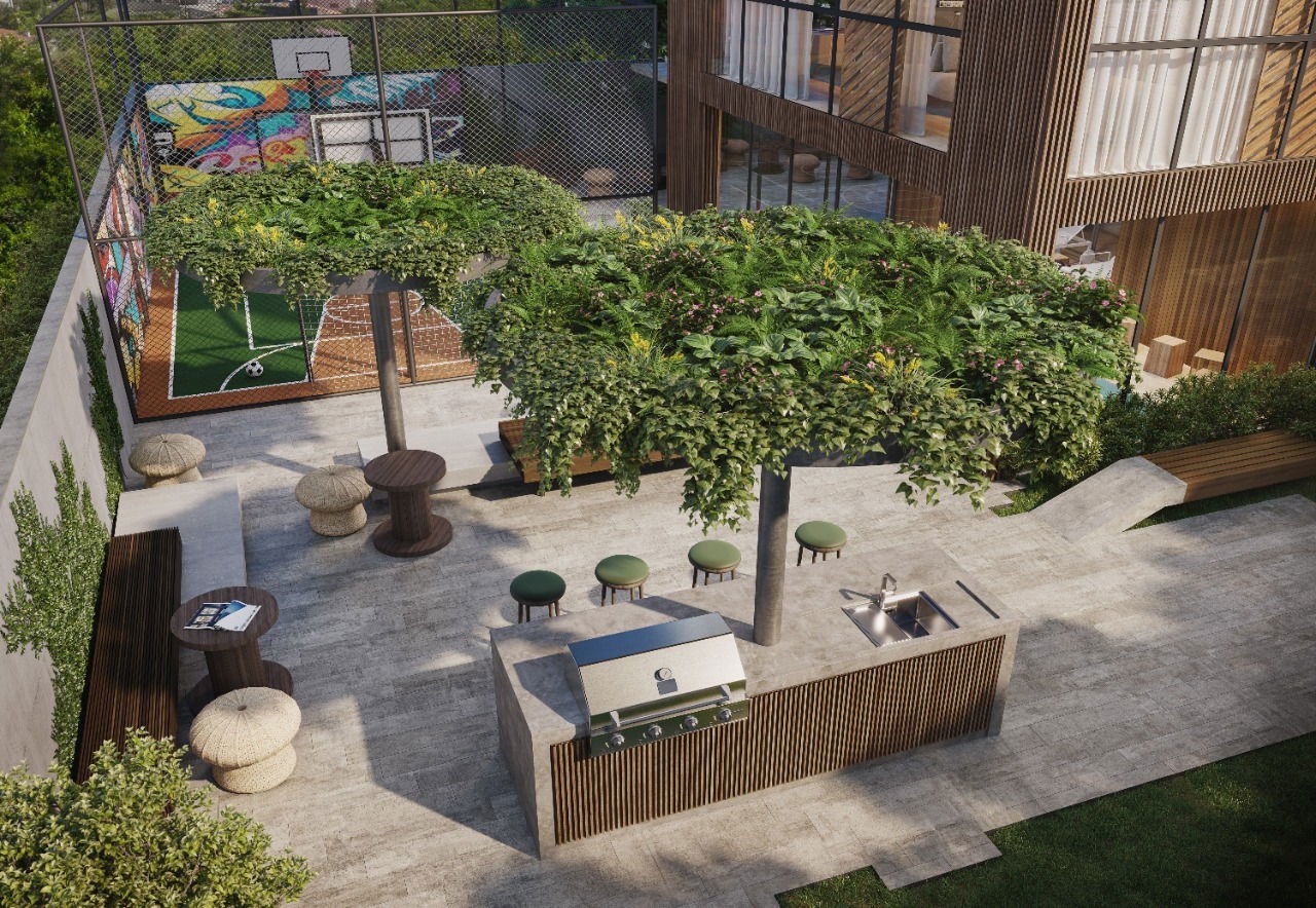 Apartamento em Construção em Porto Belo/SC com 170m² área privativa sendo 4 suítes, 3 vagas de garagem, área de lazer completa