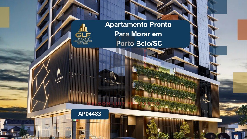 Apartamento Pronto em Porto Belo/SC com 3 suítes, 2 vagas de garagem, área de lazer completa