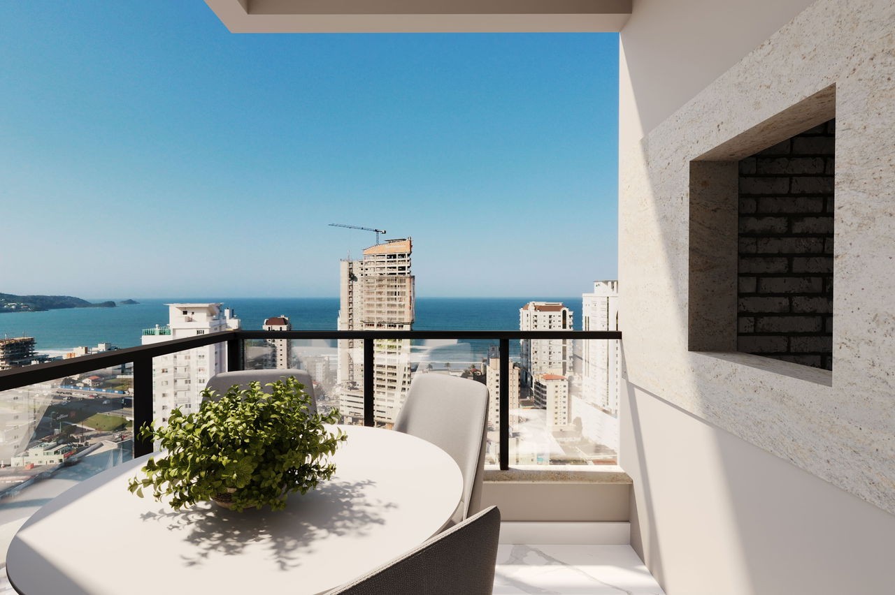 Apartamento em Construção em Itapema/SC bairro Morretes com 69,98m²área privativa sendo 2 suítes, 1 vaga de garagem, área de lazer completa