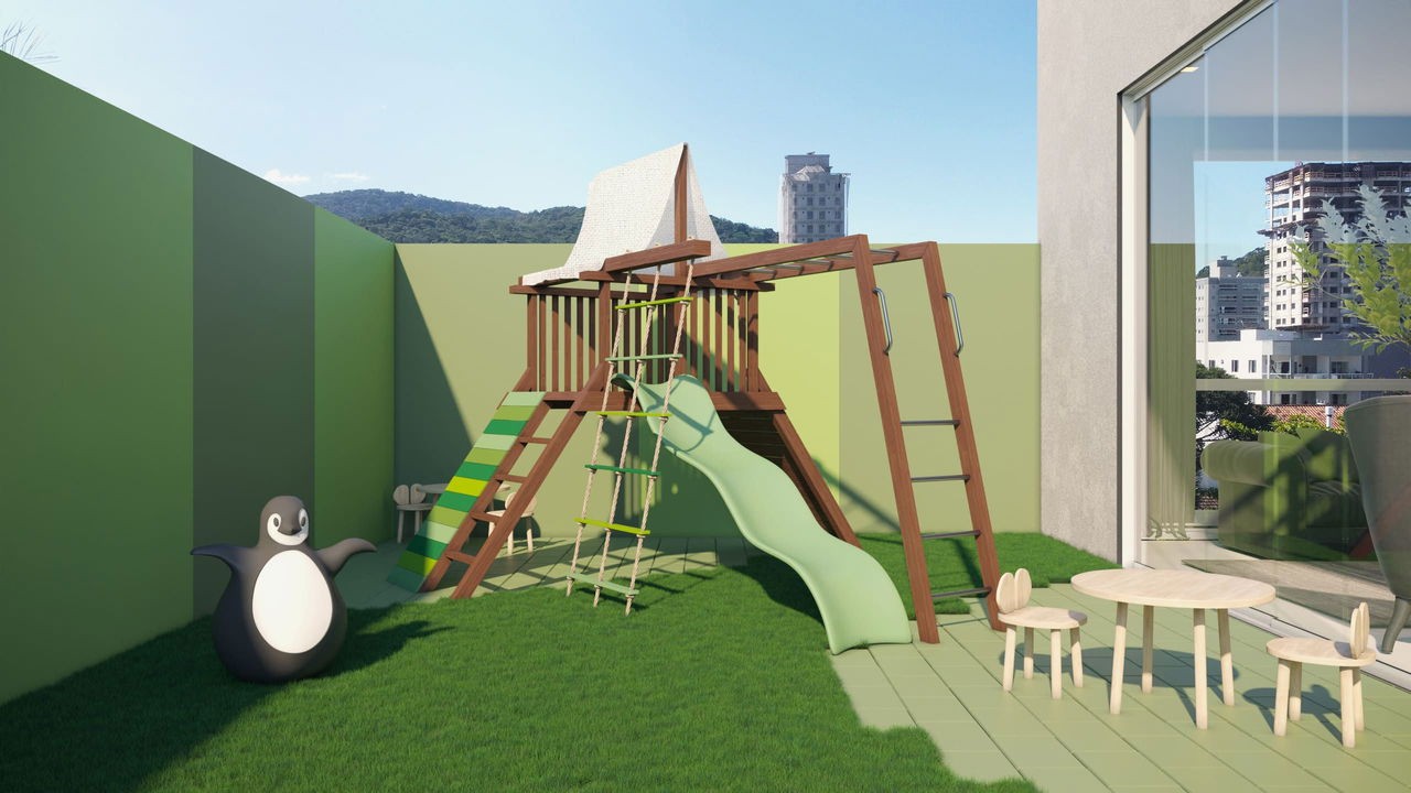 Apartamento em construção em itapema/sc com 68,50m² área pri