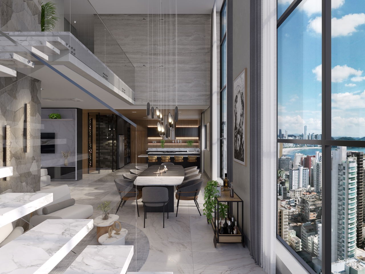Apartamento em construção em balneário camboriú/sc com 350m²