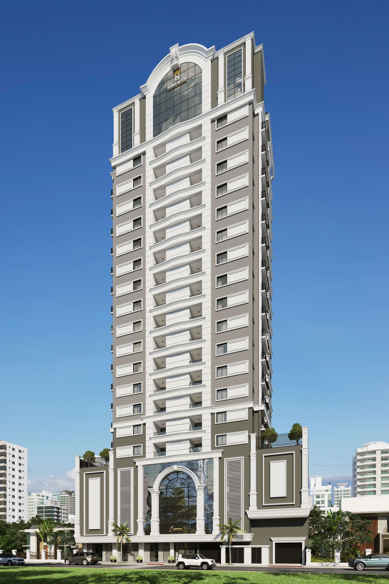Apartamento em Construção em Itapema/SC bairro Morretes com 69,98m²área privativa sendo 2 suítes, 1 vaga de garagem, área de lazer completa