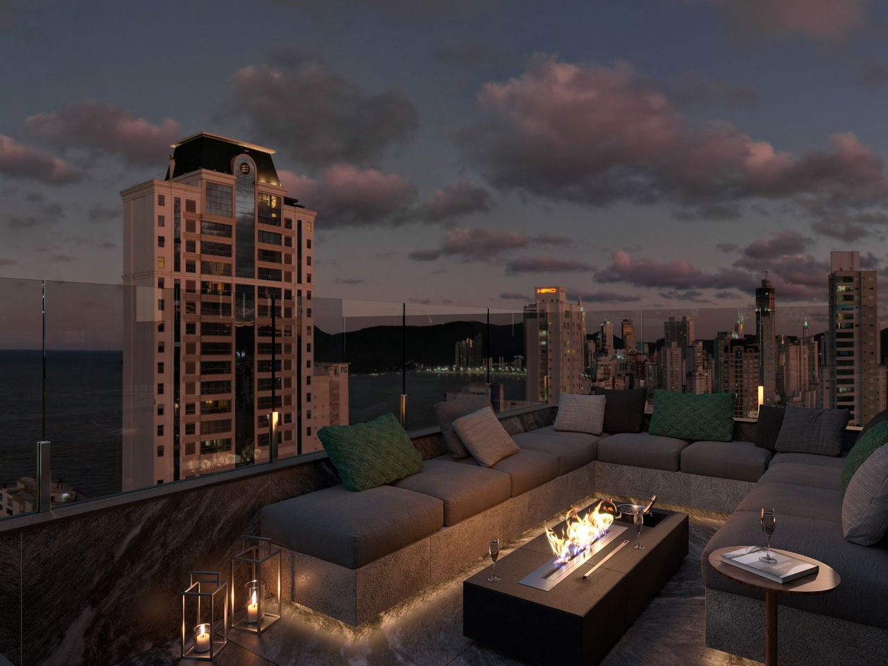 Apartamento em construção em balneário camboriú/sc com 350m²