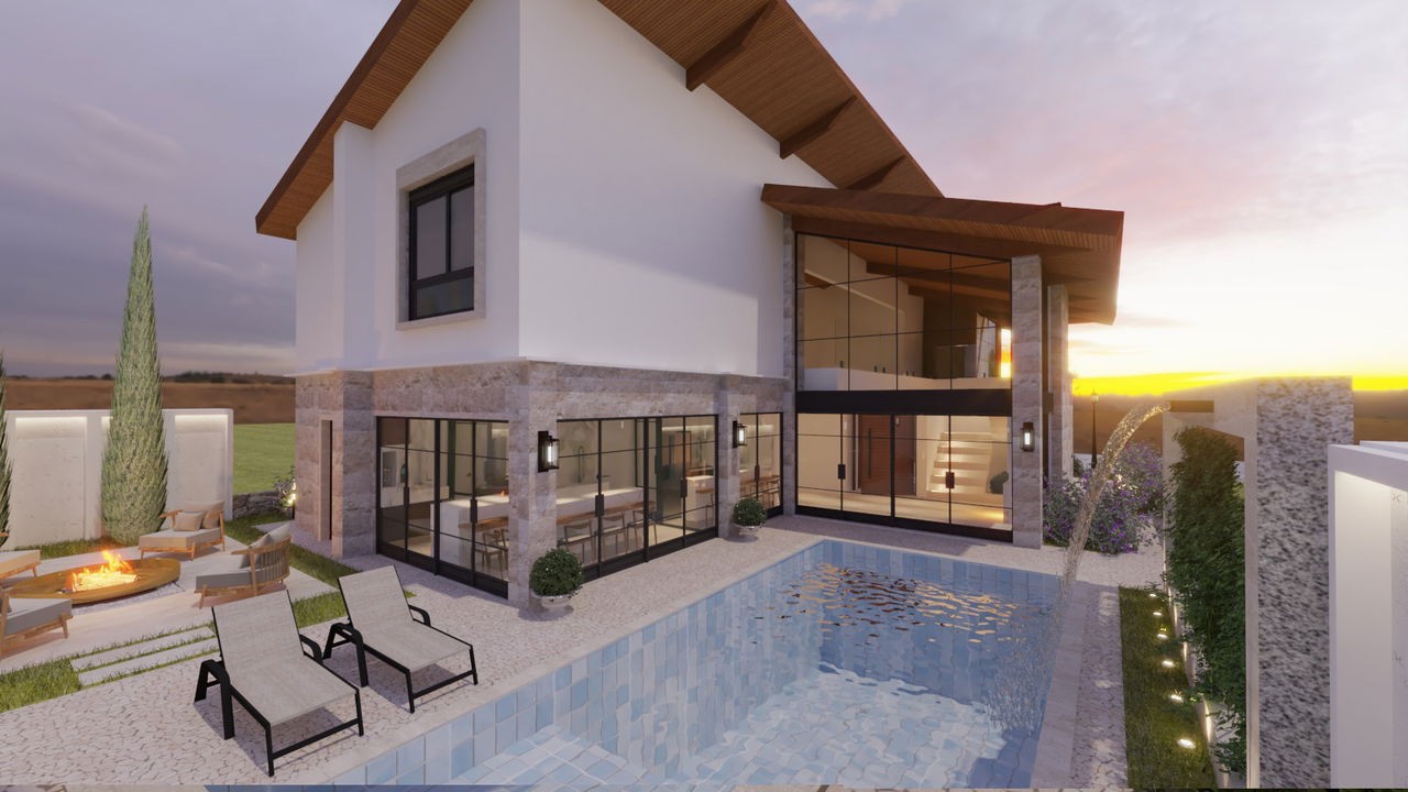 Casa em Pré Lançamento em CONDOMINIO Fechado com 302m² área privativa sendo 5 suítes 3 vagas de garagem