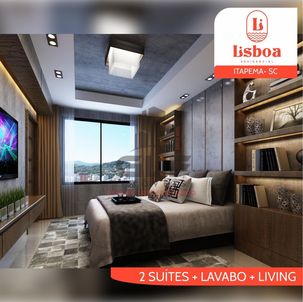 Apartamento em construção em itapema/sc bairro morretes com 