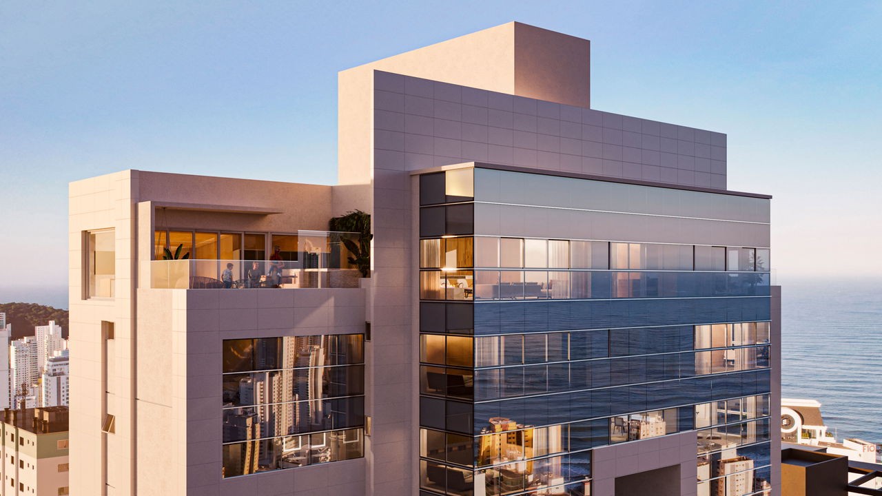 Apartamento em Construção em Itapema/SC com 229,20m² área privativa sendo 3 suítes 4 vaga de garagem, área de lazer completa