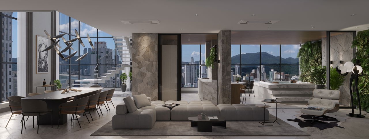 Apartamento em construção em balneário camboriú/sc com 350m²