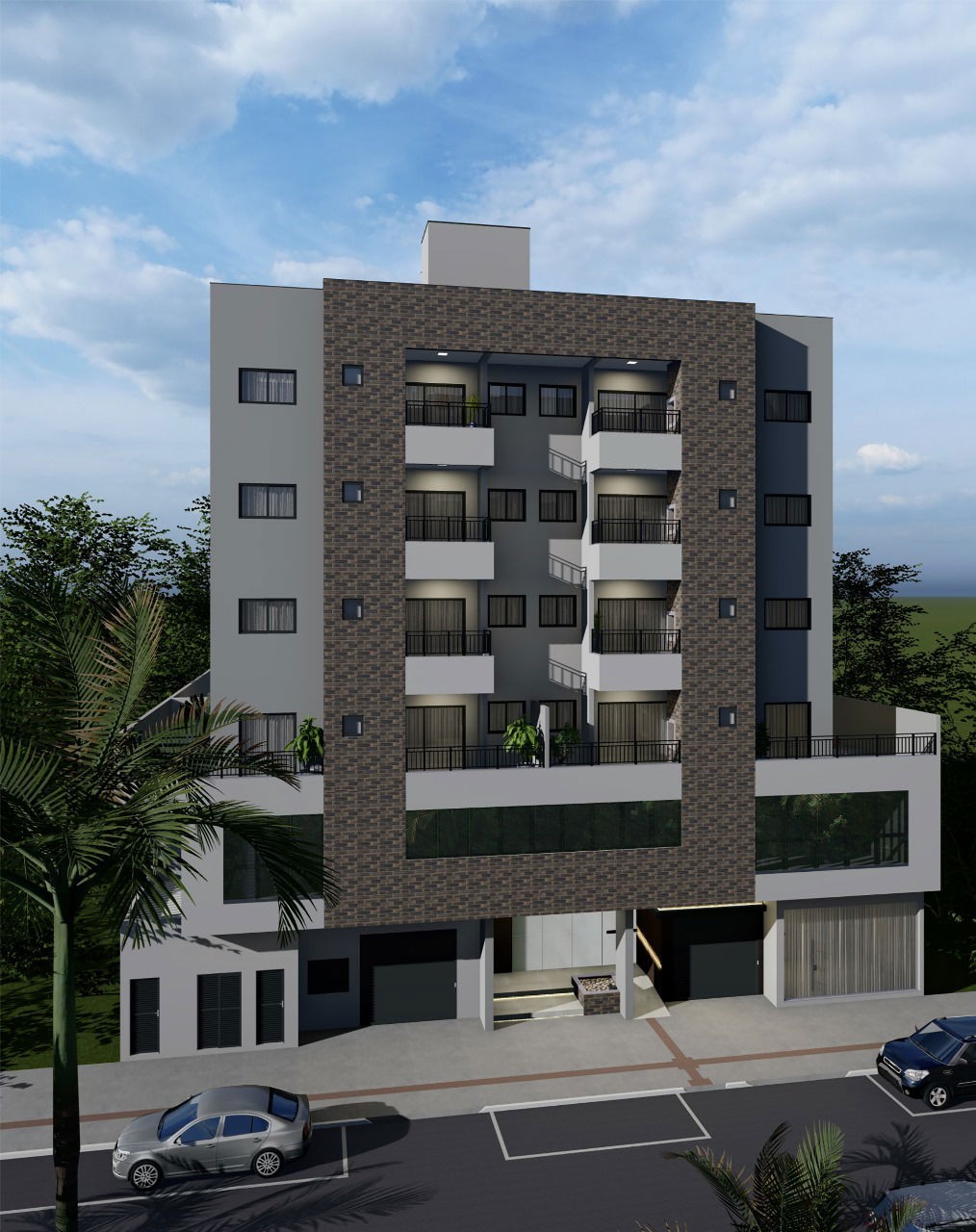Apartamento em construção em camboriú/sc com 107,42m² área p
