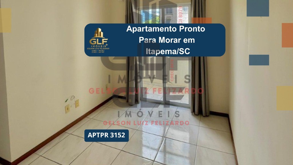 Apartamento Pronto para morar em Itapema/SC bairro Casa Branca com 60m² área privativa sendo 2 dormitórios 1 vaga de garagem