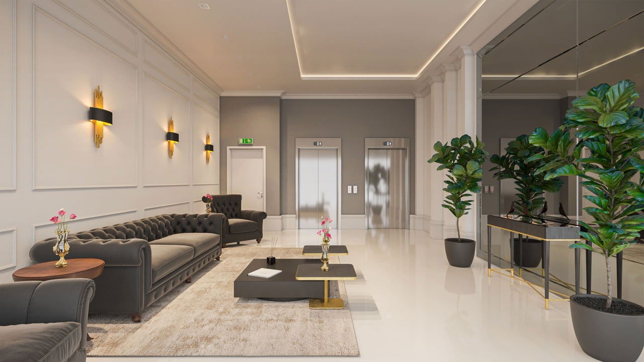 Apartamento em construção em itapema/sc com 68,50m² área pri