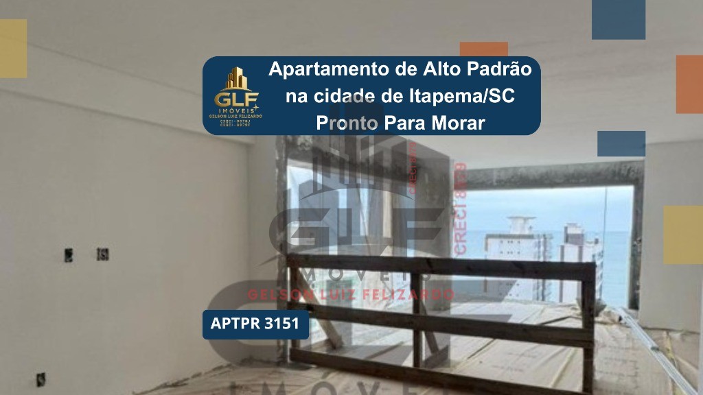 Apartamento de Alto Padrão na cidade de Itapema/SC, no bairro Meia Praia, com 4 Suítes e 3 Vagas de Garagem. Localização Privilegiada. Lazer completo