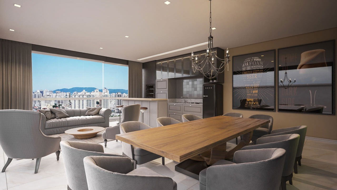 Apartamento em construção em itapema/sc com 68,50m² área pri