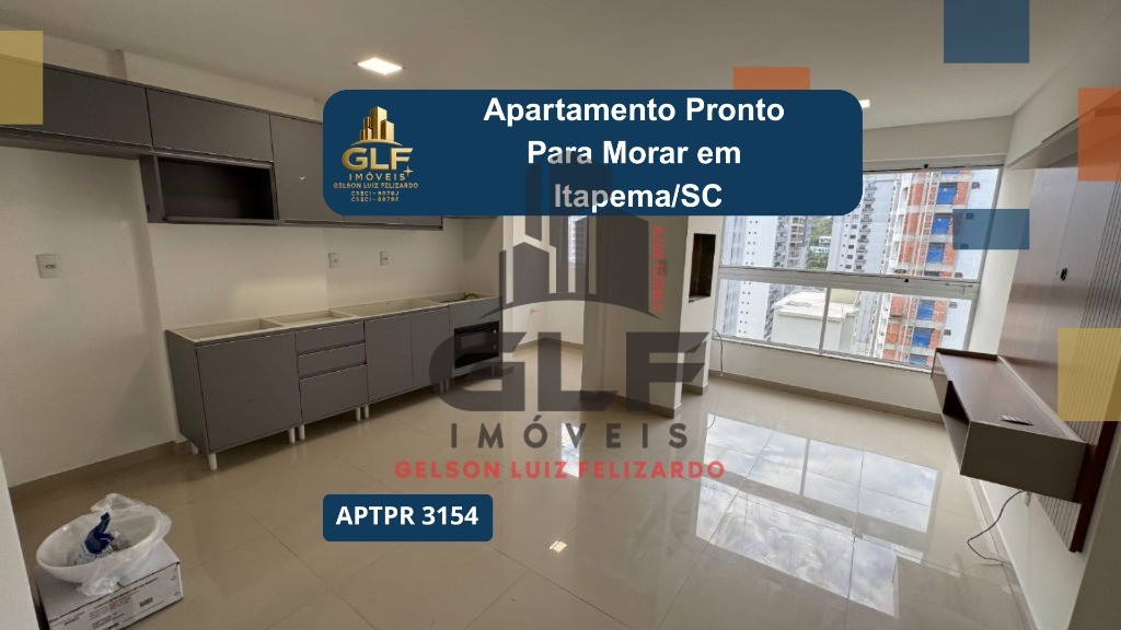 Apartamento Pronto em Itapema/SC com 65m² área privativa, com 2 dormitórios sendo 1 suíte 1 vaga de garagem área de lazer