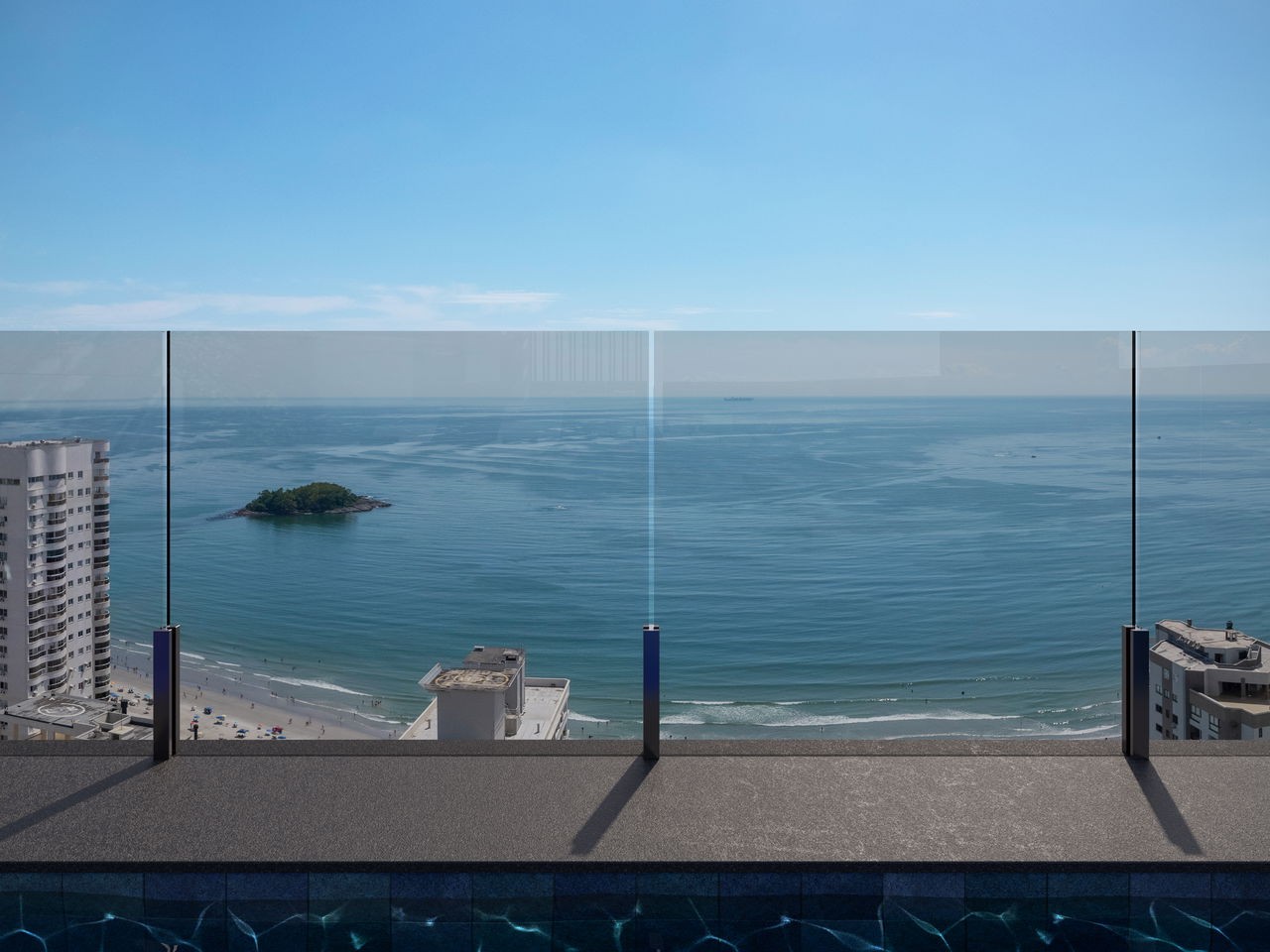 Apartamento em Construção em Balneário Camboriú/SC com 350m² área privativa sendo 4 suítes, 4 vaga de garagem, área de lazer completa