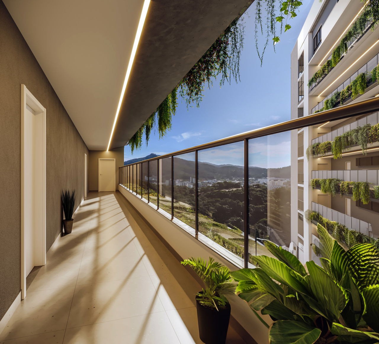 Apartamento em Construção em Camboriú/SC com 70,42m² área privativa sendo 1 suíte, 1 vaga de garagem, lazer completo
