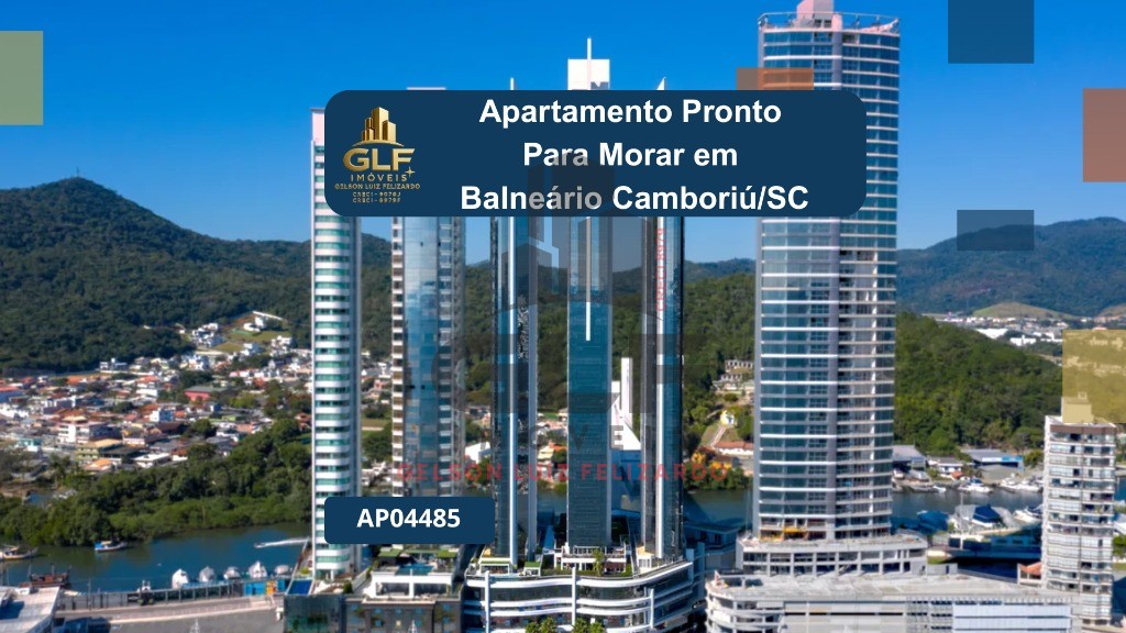 Apartamento Pronto em Balneário Camboriú/SC com 4 suítes 4 vaga de garagem, área de lazer completa