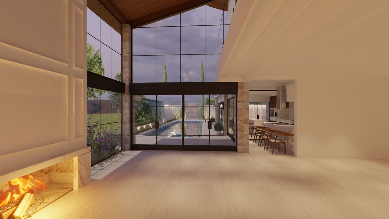 Casa em Pré Lançamento em CONDOMINIO Fechado com 302m² área privativa sendo 5 suítes 3 vagas de garagem
