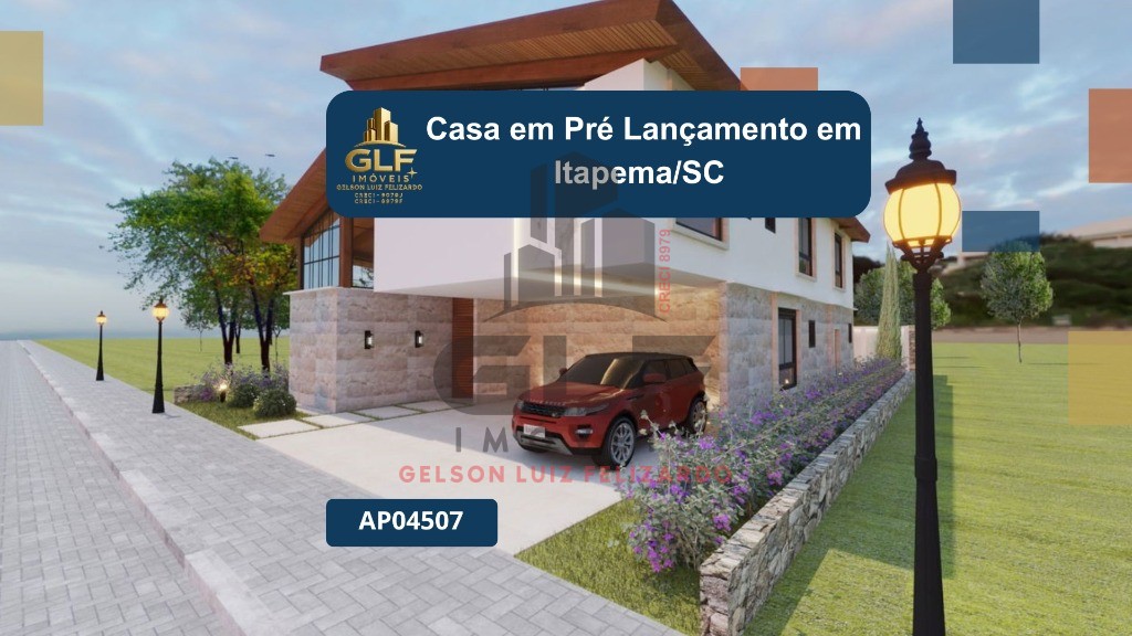 Casa em Pré Lançamento em CONDOMINIO Fechado com 302m² área privativa sendo 5 suítes 3 vagas de garagem