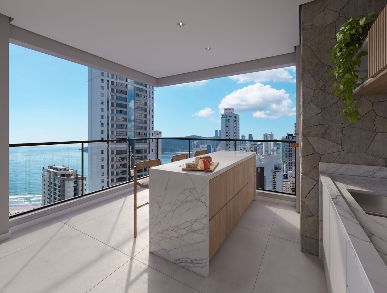 Apartamento em construção em balneário camboriú/sc com 350m²