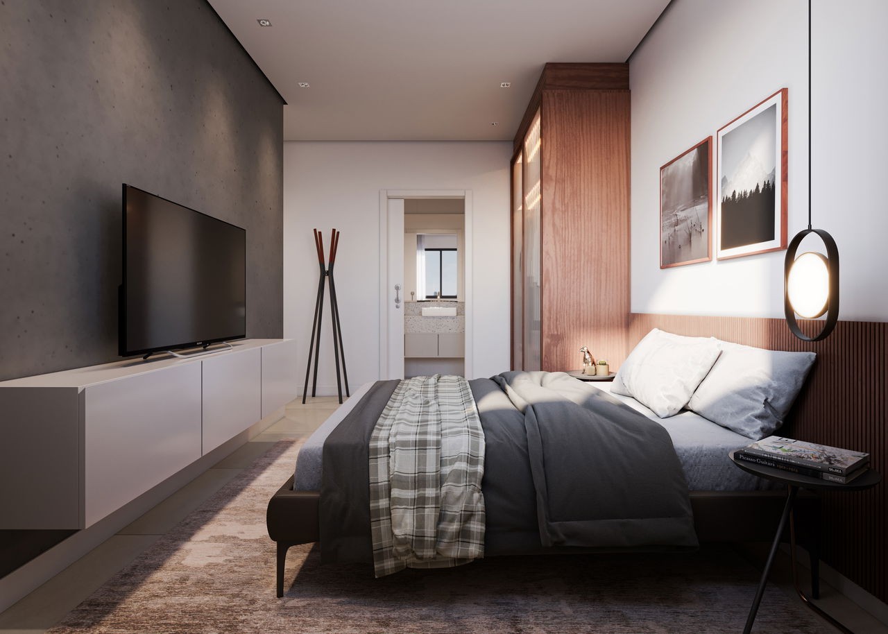 Apartamento em Construção em Camboriú/SC com 83,95m² área privativa sendo 1 suíte 1 vaga de garagem, lazer completo