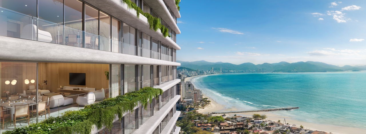 Apartamento em Construção em Porto Belo/SC com 200m² área privativa sendo 4 suítes 3 vagas de garagem área de lazer completa