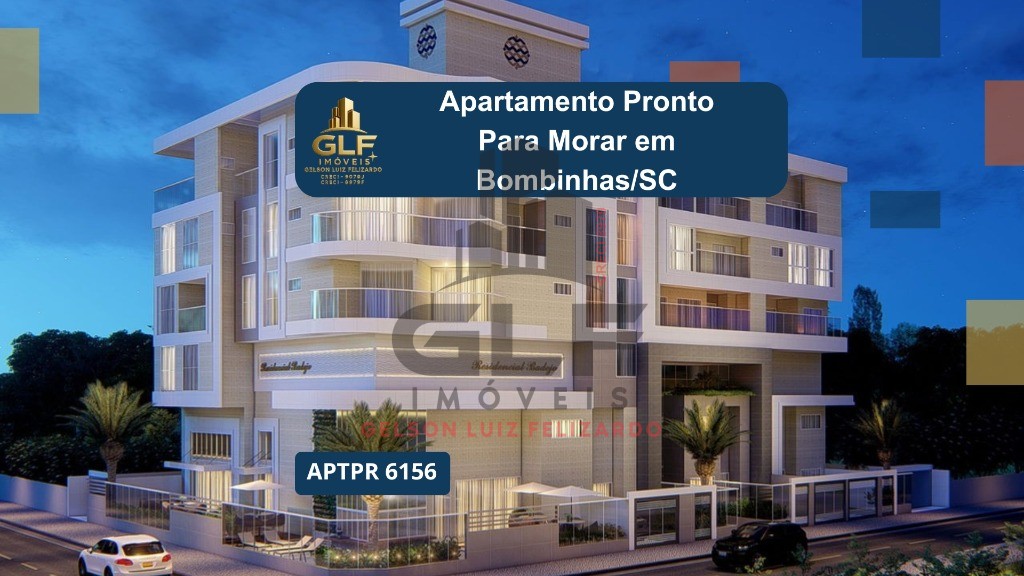 Apto Pronto em Bombinhas, com 105,30m² área privativa, sendo 2 suítes, 2 vagas de garagem, área de lazer completa