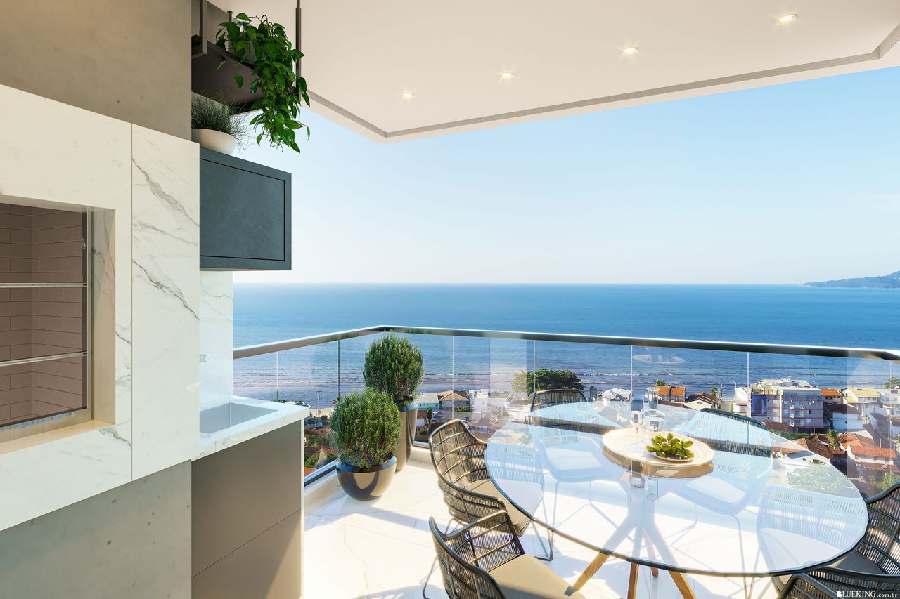 Apartamento pronto para morar em Porto Belo/SC com 128,75m² área privativa sendo 3 suítes 2 vagas de garagem, área de lazer completa