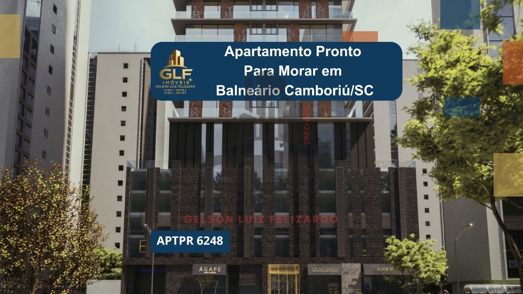 Apto Pronto em Balneário Camboriú, com 265,64m² área privativa sendo 4 suítes, 3 vagas de garagem, área de lazer completa