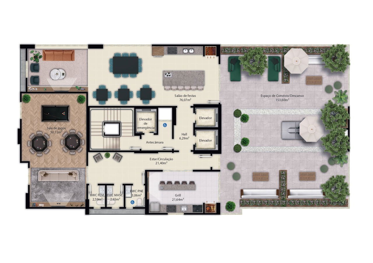 Apartamento em Construção em Itapema/SC bairro Meia Praia, com 202,16m² área privativa sendo 4 suítes 3 vagas de garagem lazer completo