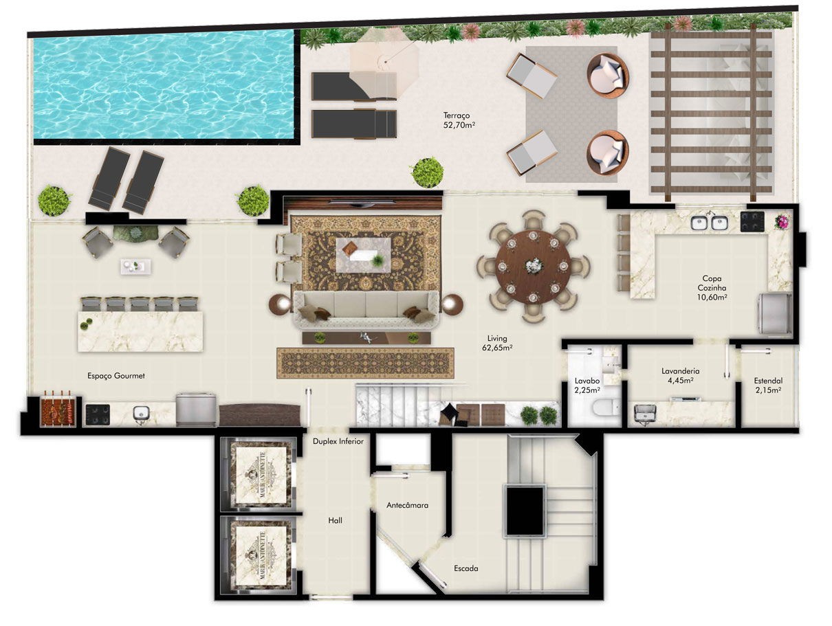 Apartamento pronto para morar em Itapema/SC bairro Meia Praia, com 251,50m² área privativa sendo 4 suítes 2 vagas de garagem, lazer completo