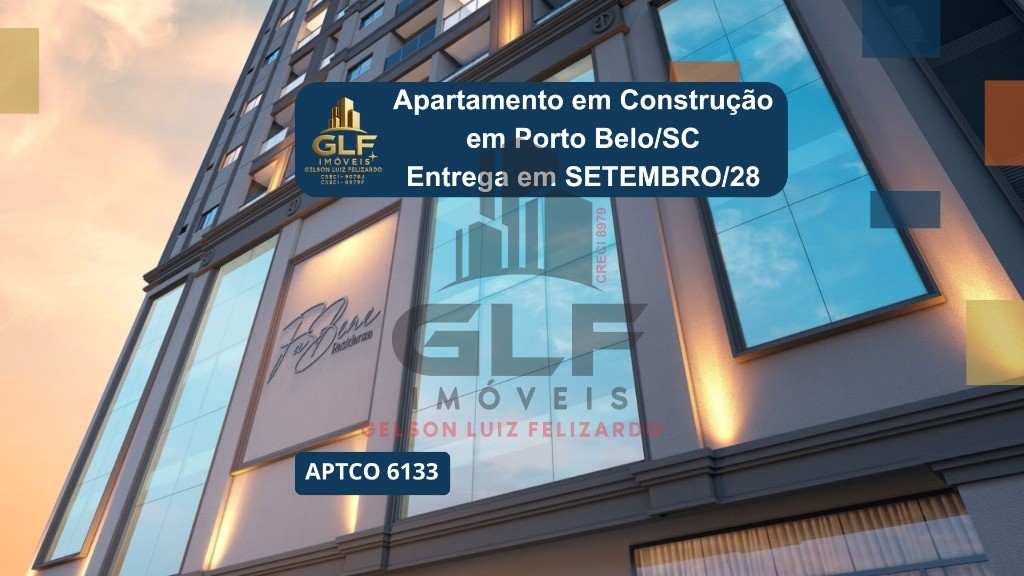 Apartamento em Construção em Porto Belo/SC com 141,95m² área privativa com 3 dormitórios sendo 1 suíte, 2 vagas de garagem, lazer completo