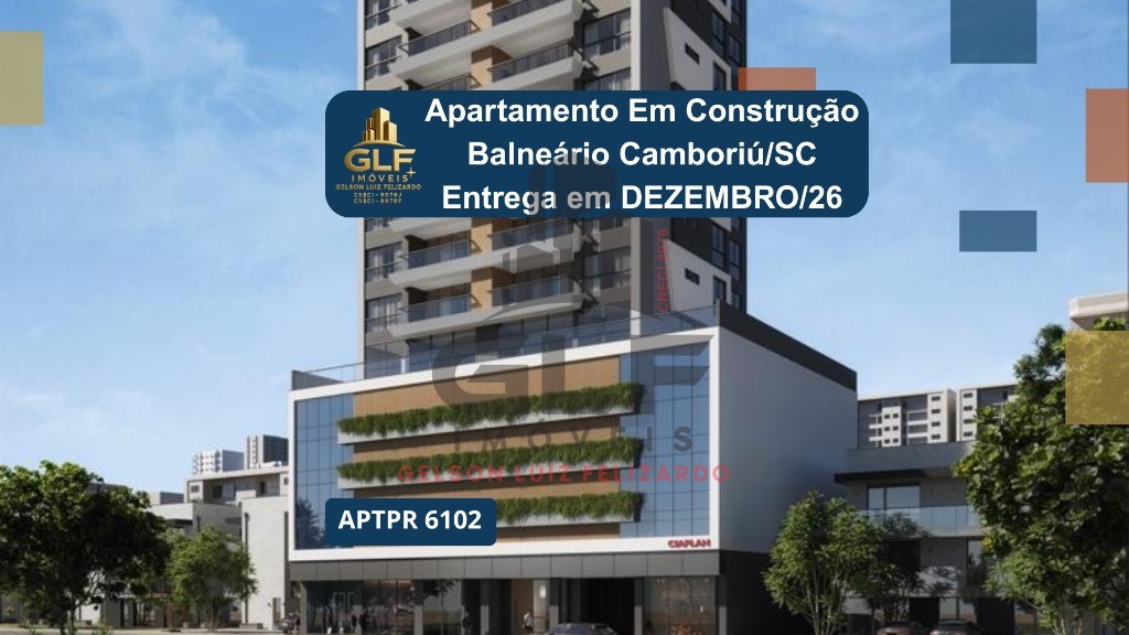 Apartamento em Construção em Balneário Camboriú/SC com 137,74m² área privativa, bem localizado