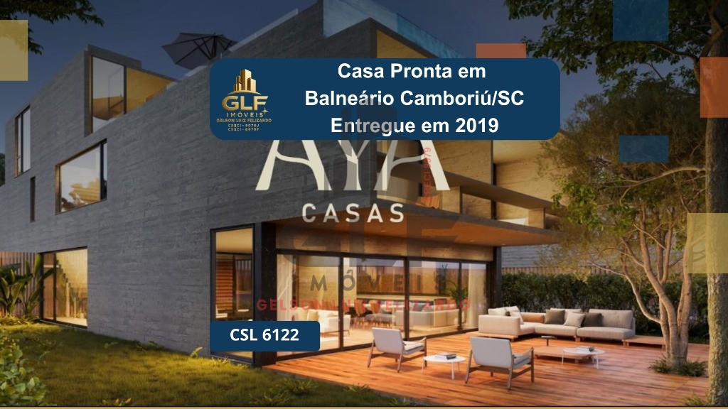 Casa Pronta em Balneário Camboriú, com 388,80,² área privativa sendo, 3 suítes, 4 vagas de garagem,