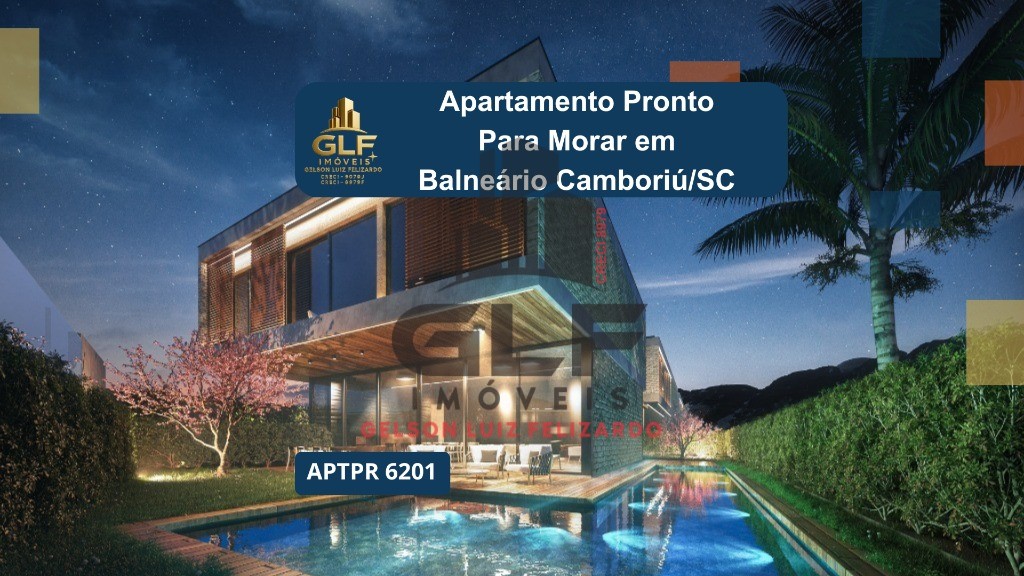 Apto Pronto em Balneário Camboriú, com 298,89m² área privativa, sendo 4 suítes, 3 vagas de garagem, área de lazer completa