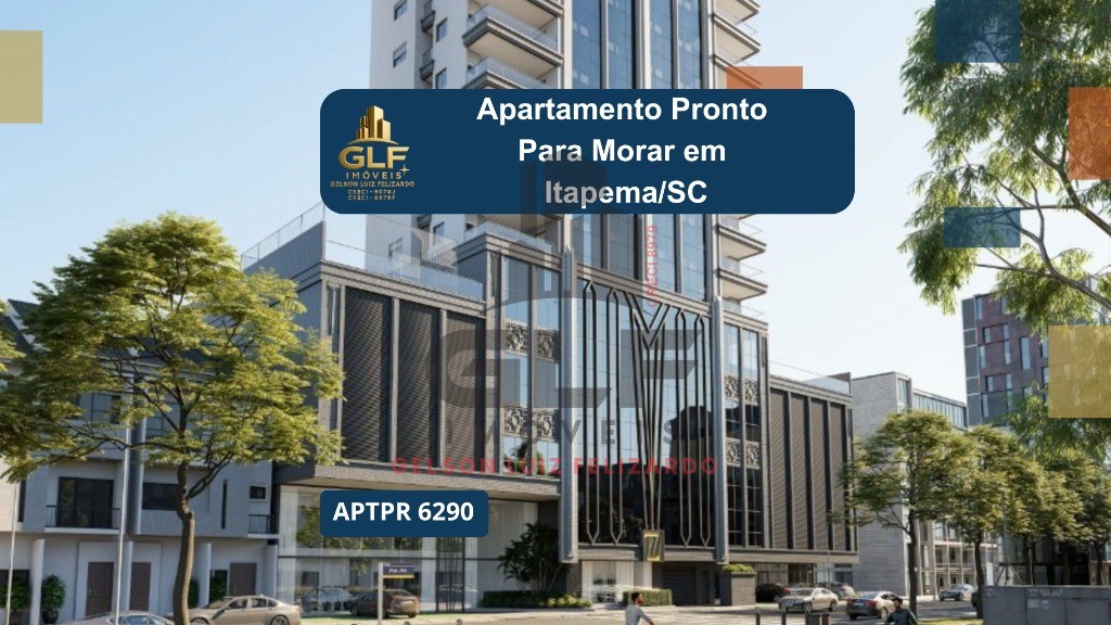 Apto Pronto em Itapema/SC bairro Meia Praia, com 143,65m² área privativa sendo 4 suítes, 3 vagas de garagem, área de lazer completa