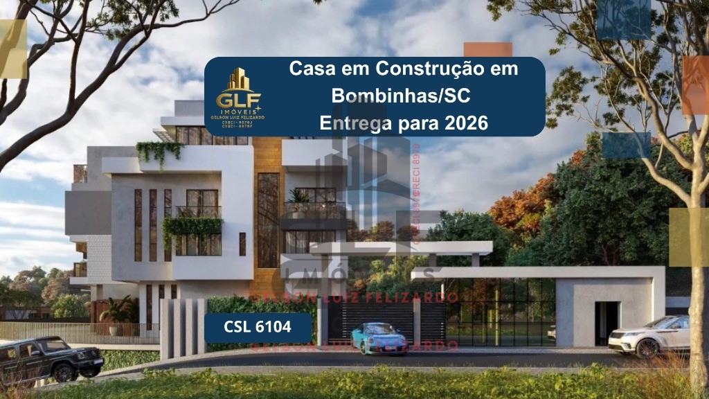 Casa em construção em bombinhas, com 308,84m² área privativa