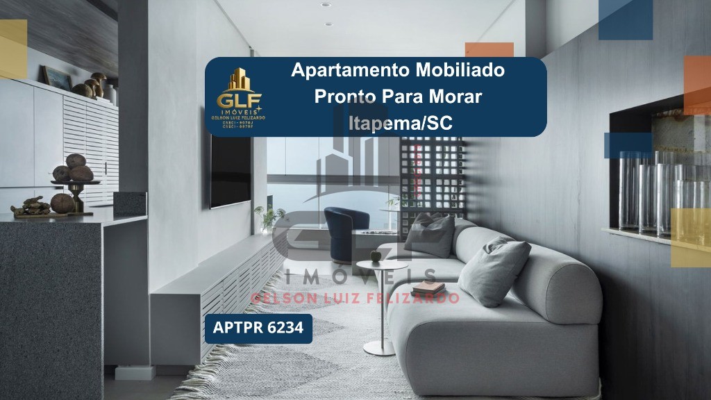 Apto Pronto em Itapema/SC bairro Meia Praia, com 128,5m² área privativa, sendo 3 suítes, 3 vagas de garagem, área de lazer completa