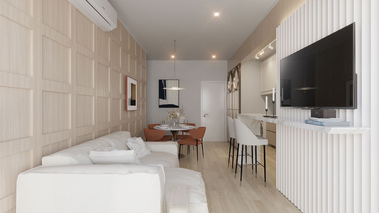 Apartamento em Construção em Balneário Camboriú/SC, com 64,36m² área privativa sendo, 2 suítes 1 vaga de garagem lazer completo
