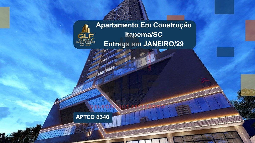 Apto em Construção em Itapema/SC bairro Morretes, com 135,60m² área privativa, sendo 3 suítes, 2 vagas de garagem, área de lazer completa