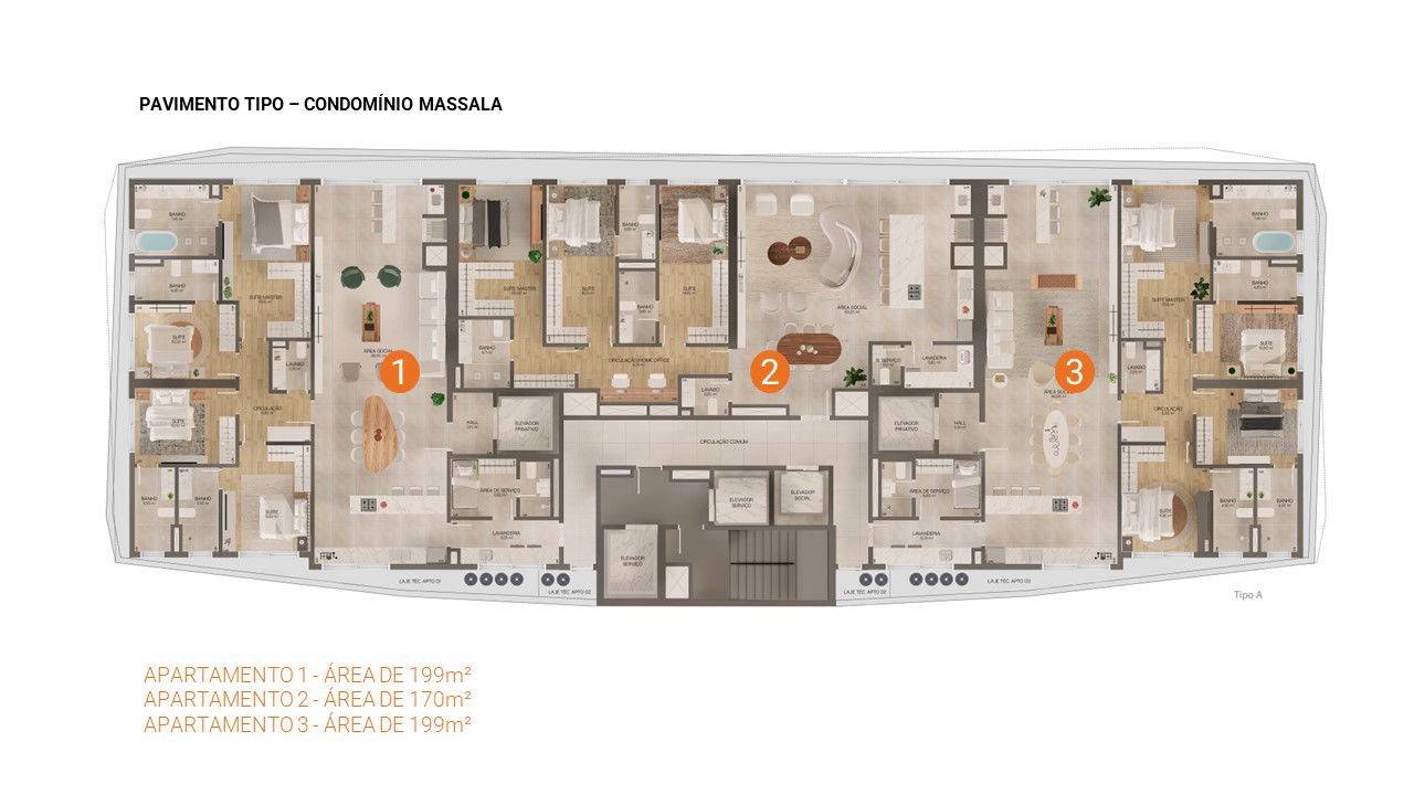 Apartamento em Construção em Porto Belo/SC com 200m² área privativa sendo 4 suítes 3 vagas de garagem área de lazer completa